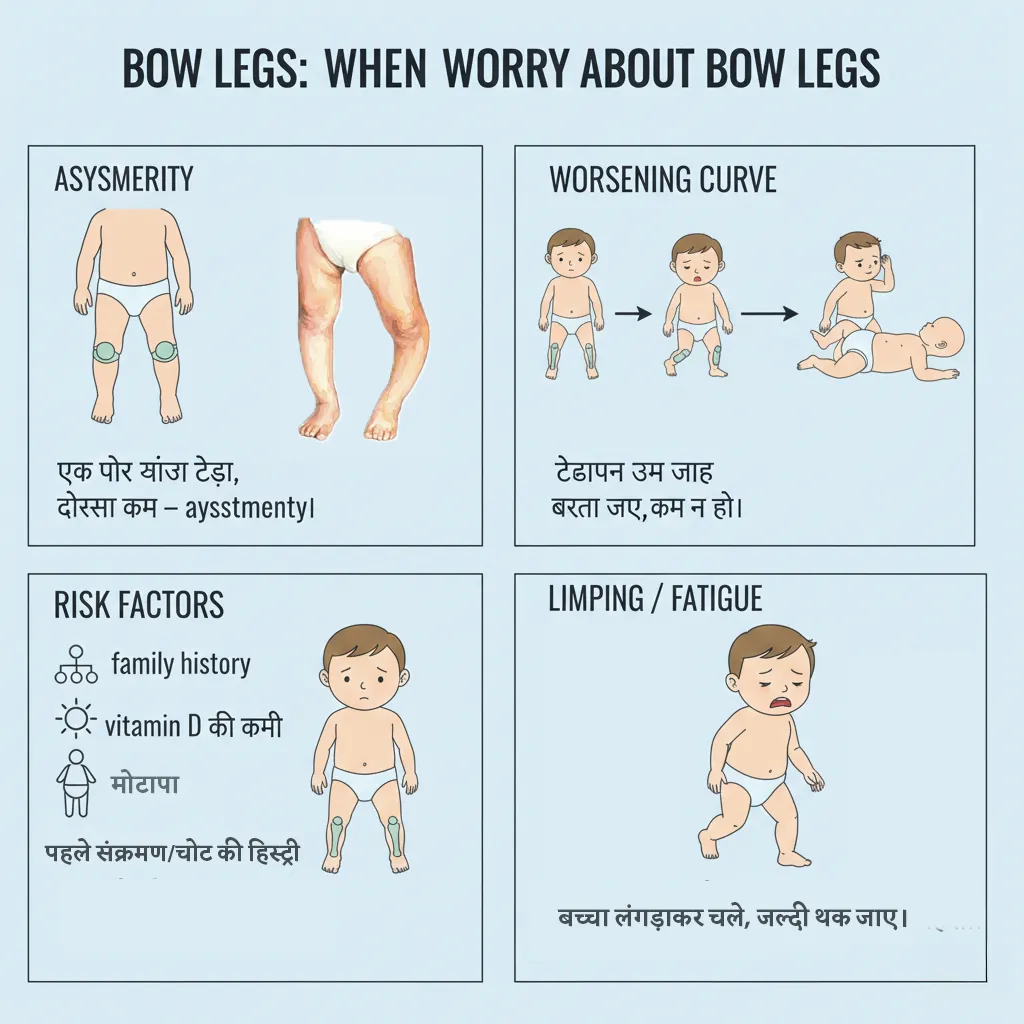 Warning signs of pathological bow legs or knock knees in children – when to consult a specialist