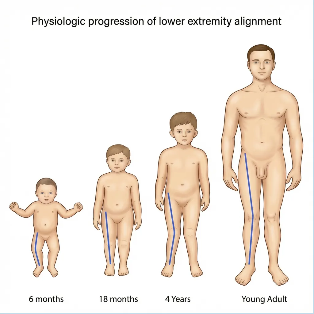 Normal History of Knee angulations