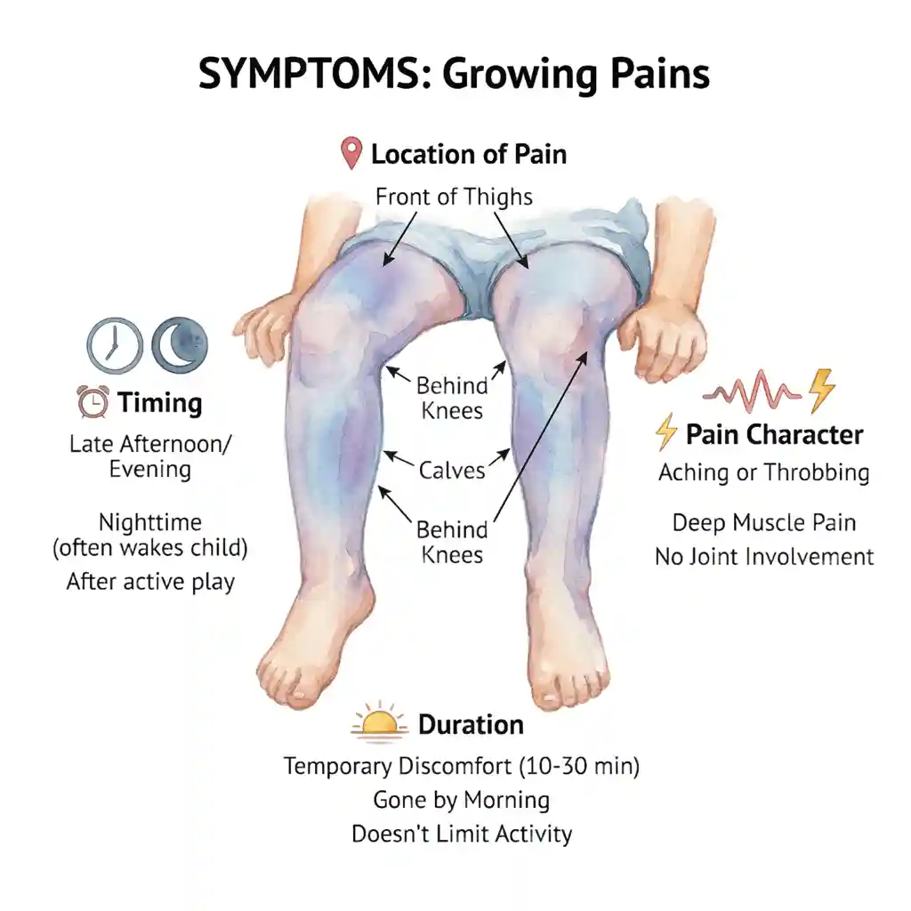 Growing pain Symptoms