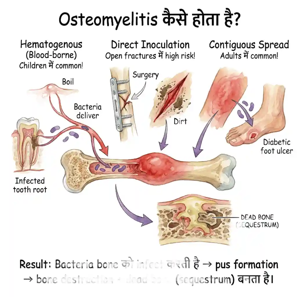 Osteomyelitis Etiology